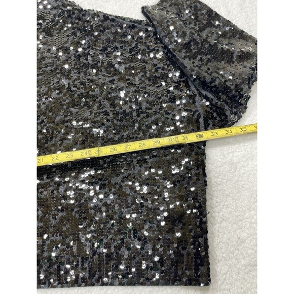 Anthropologie Pilcro Sweater Alani Cashmere Mock Neck Sequin Preppy Size 2X NWT - Picture 7 of 13